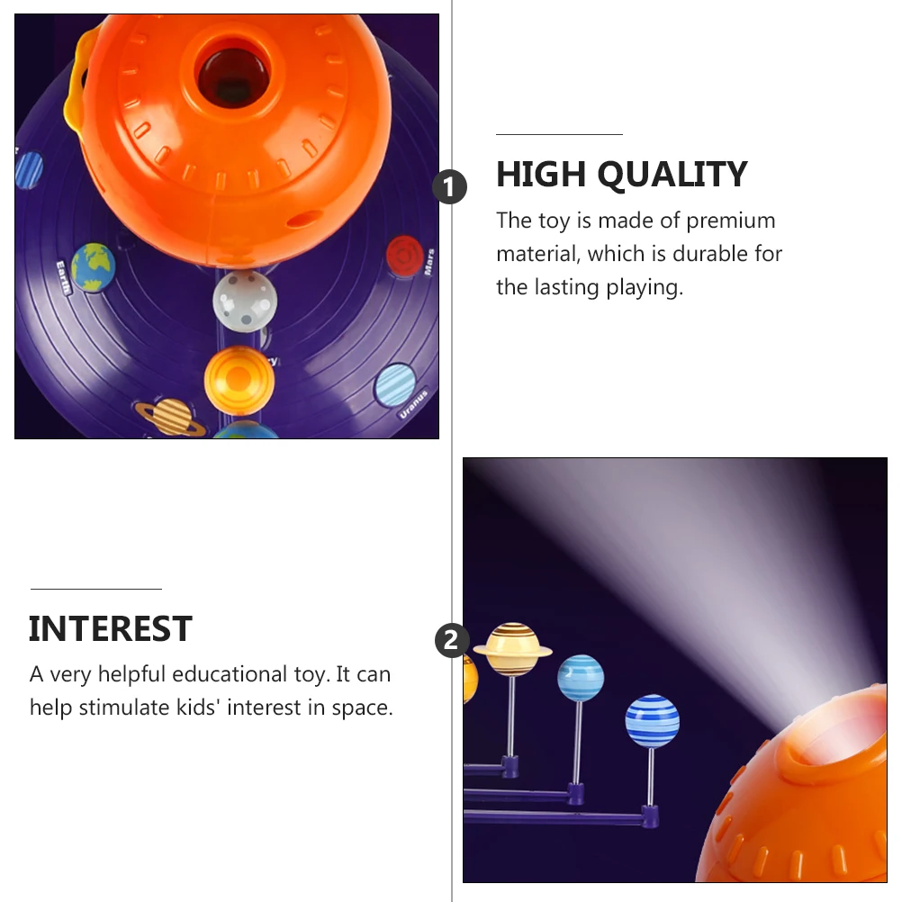 

1Pcs Voice Projector Orrery Kids Educational Solar System Plaything with Interactive Learning Function for Childhood Development