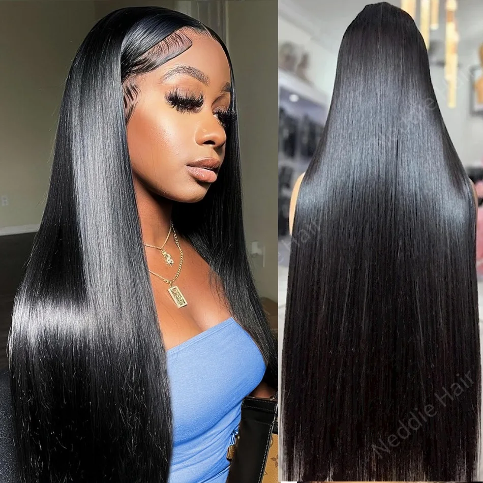 13x6 hd lace frontal wig Human Hair Wigs Straight Transparent Wigs 100% Natural 30 40 inch Cheap Brazilian Wigs For Women Choice