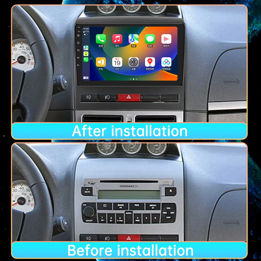 Android AUTO Carplay Car Radio For FIAT Strada Palio Siena Albea ZOTYE Perla Idea Z200 2004-2014 Multimedia 2DIN FM Video Player