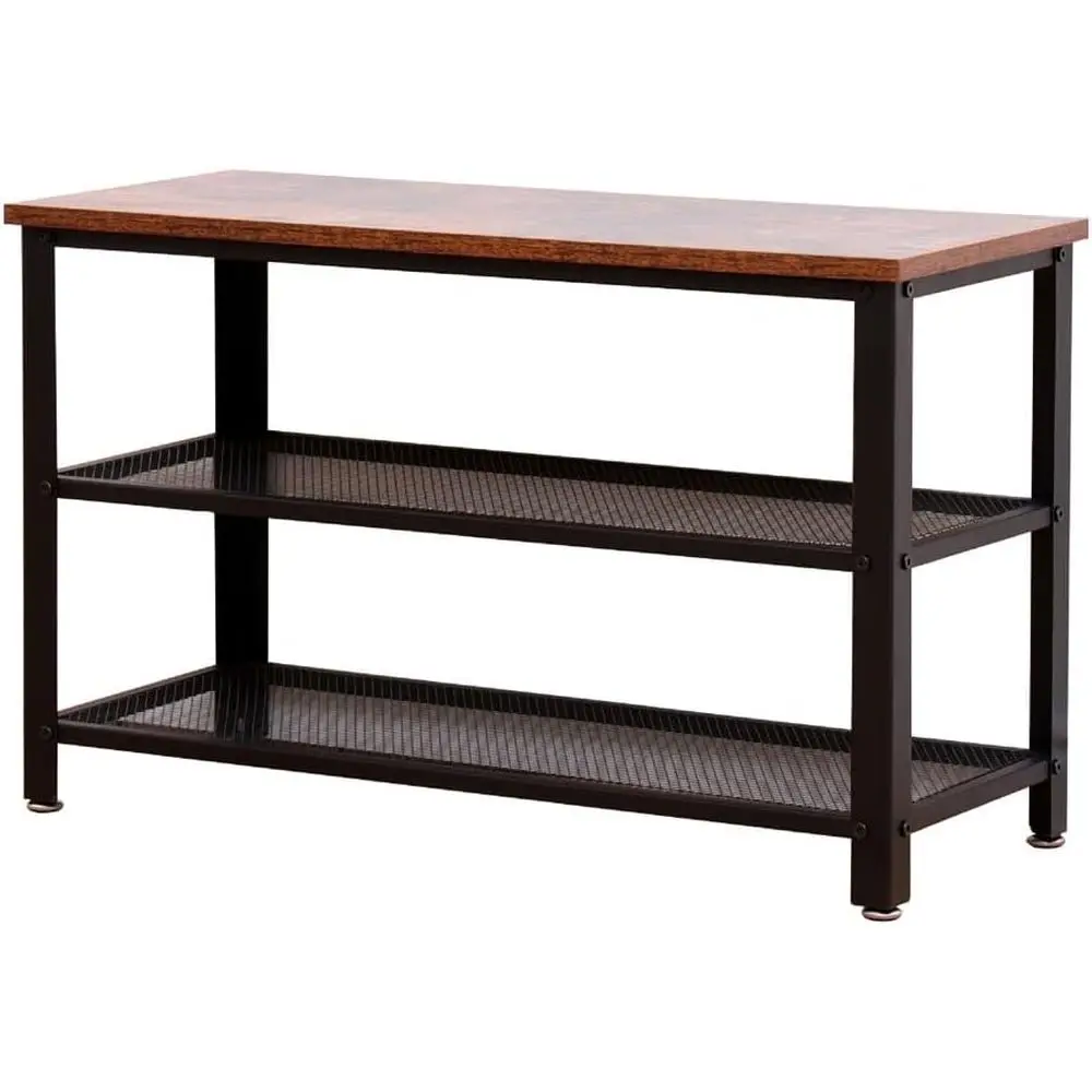 

Компактная деревянная полка для обуви с сиденьем, тумба для обуви у входа и скамейка для переобувания