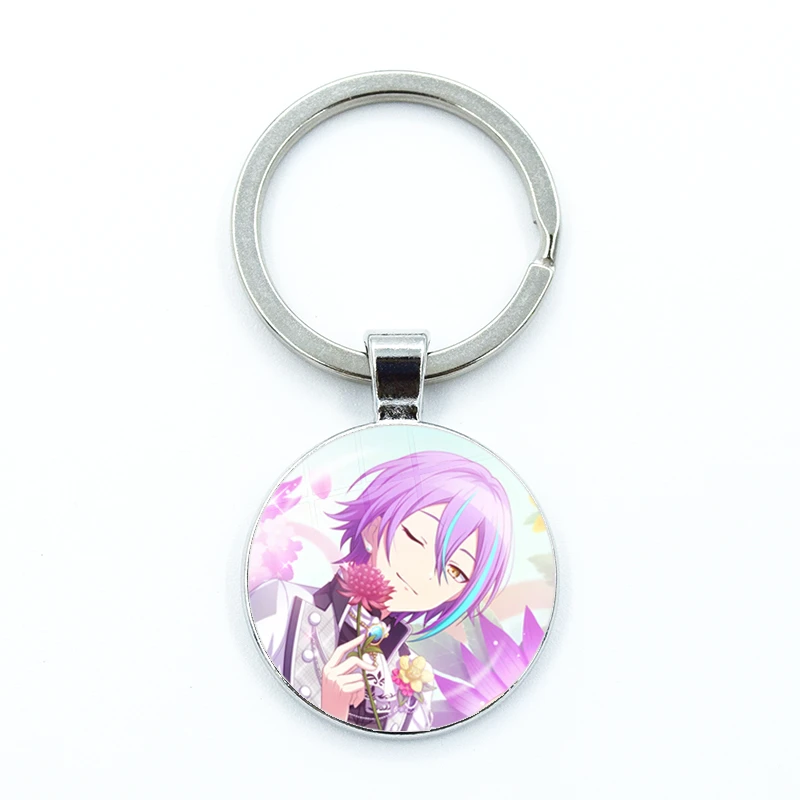 Project SEKAI Anime Wonderlands×Showtime Kamishiro Rui Glass Pendant Keychain Jewelry Charm Bag Souvenir Key Ring