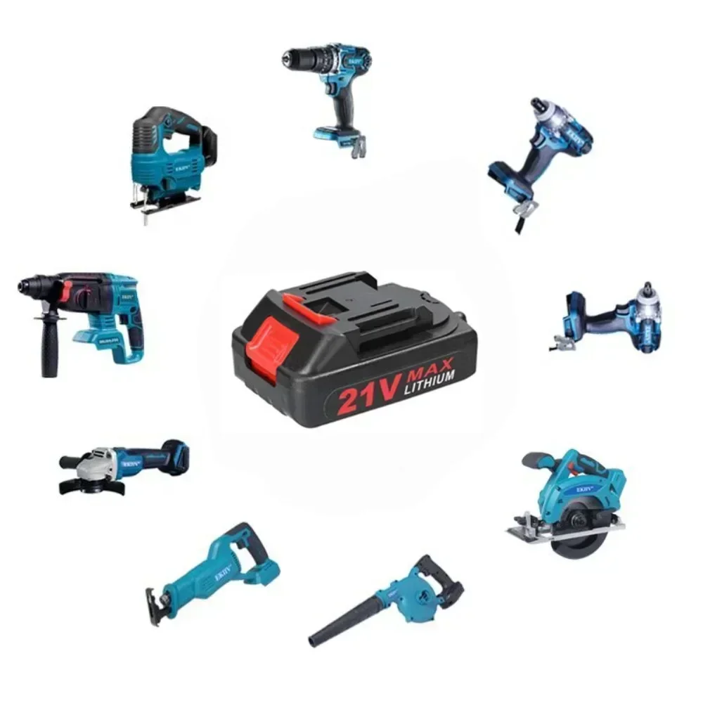 Imagem -02 - Rechargeable Lithium Battery Cordless Electric Power Tool For Makita 21v Universal Sobressalente Compatível Alta Capacidade