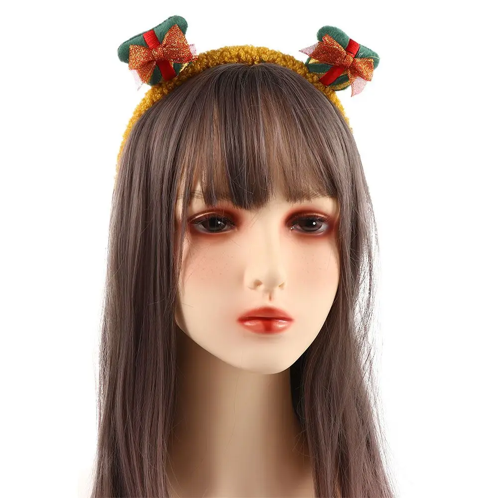 

Headwear Snowman Female Santa Claus Cloth Korean Style Head Hoop Christmas Cartoon Headband Hair Accessories Women Hair Band