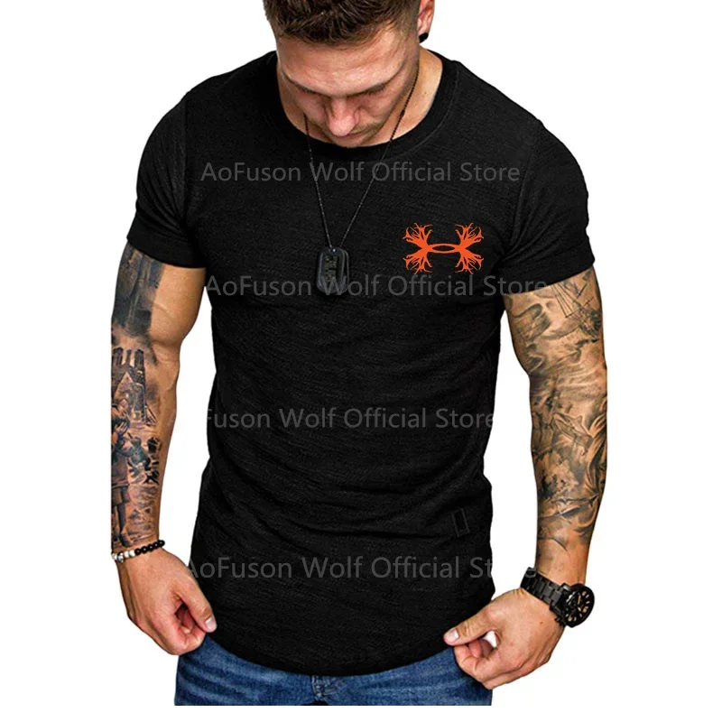 Sportswear Top  Print Gym Men\'s Compression Shirt Fitness Workout Short Sleeve Quick-Drying Sports T-Shirt Top Crossfit Tees