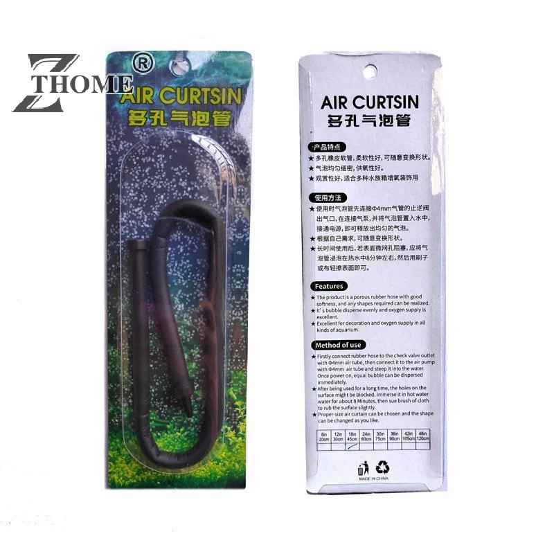 Bendable Aquarium Air Bubble Strip Uniform Tiny Bubble Output For Fish Tank Oxygen Supply And Landscape Decoration