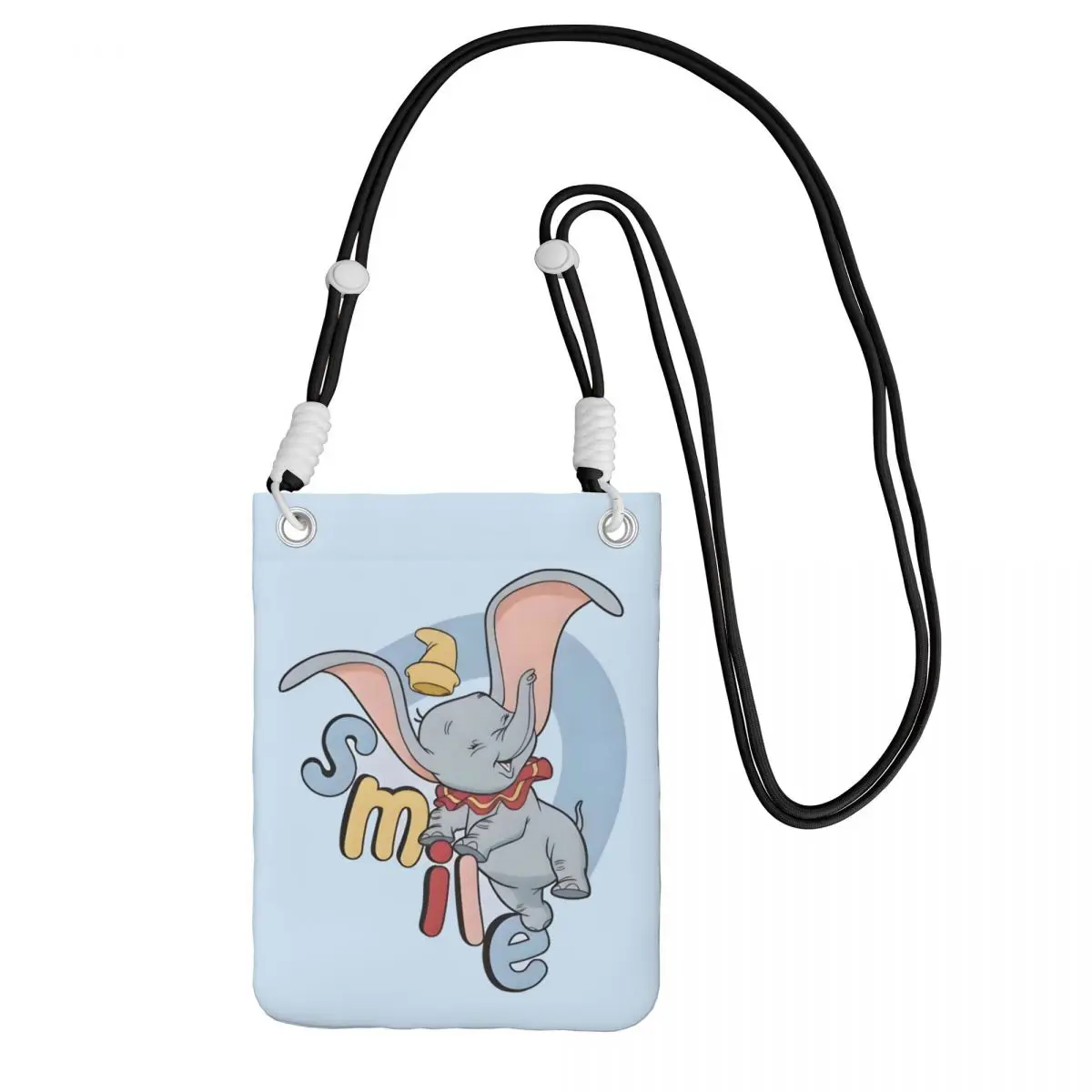 

Custom Dumbo Carry A Mobile Phone Bag Diagonally Women Men Animated Musical Mobile Phone Bag Travel Cycling Phone Money Pouch
