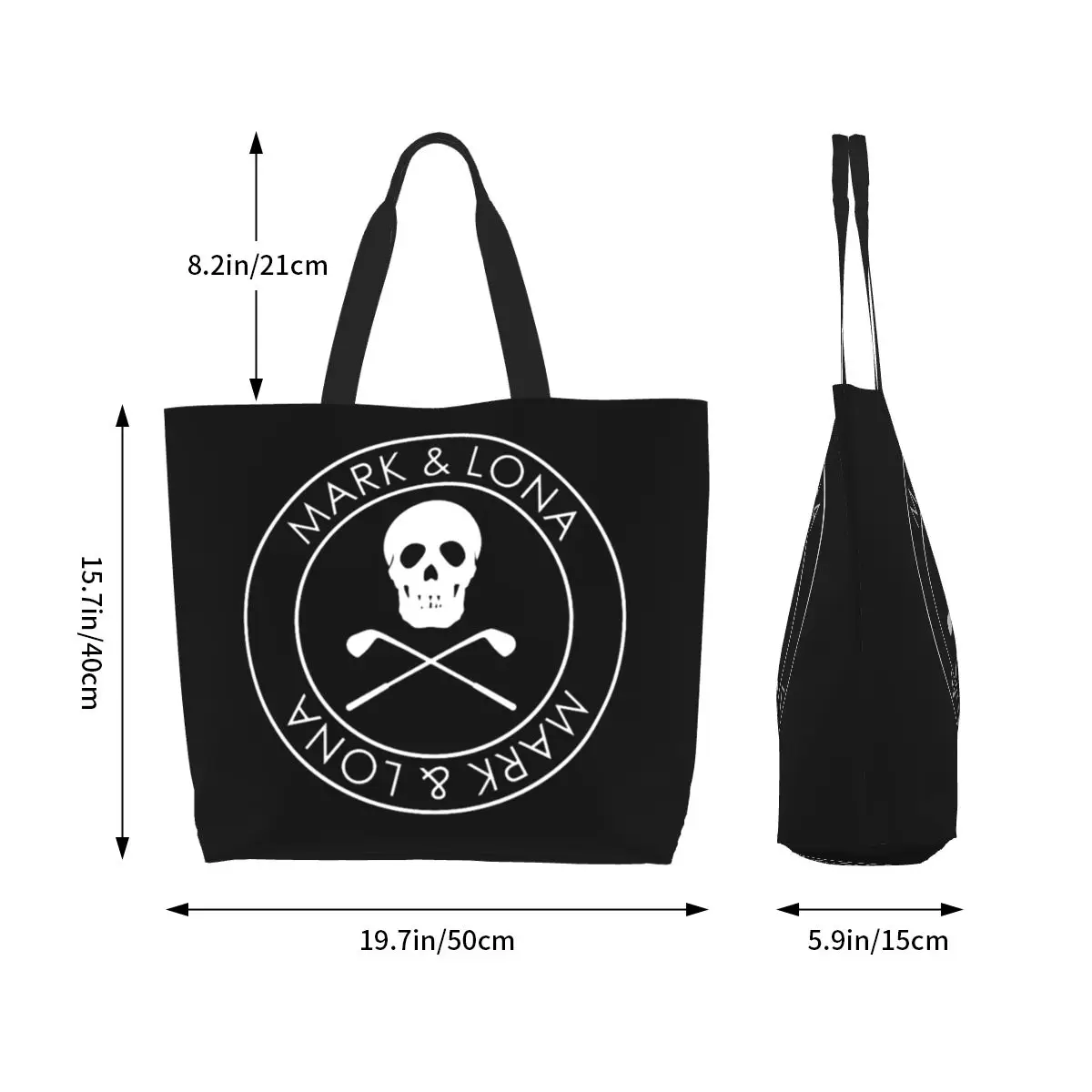 Mark & Lona Golf Grocery Bag Large Capacity Harajuku Merch For Unisex Trend Shoulder Bag