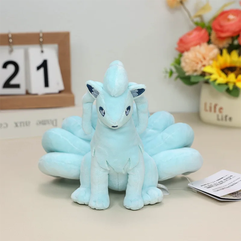 Alolan Ninetales Vulpix Pokemon Plush Toy Eevee Raichu Gardevoir Gallade Lapras Anime Game Role Soft Stuffed Peluche Dolls Gifts