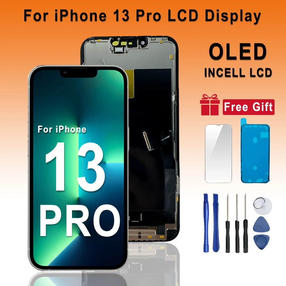 OLED Pantalla For iPhone 13 Pro LCD 3D Touch Screen Digitizer