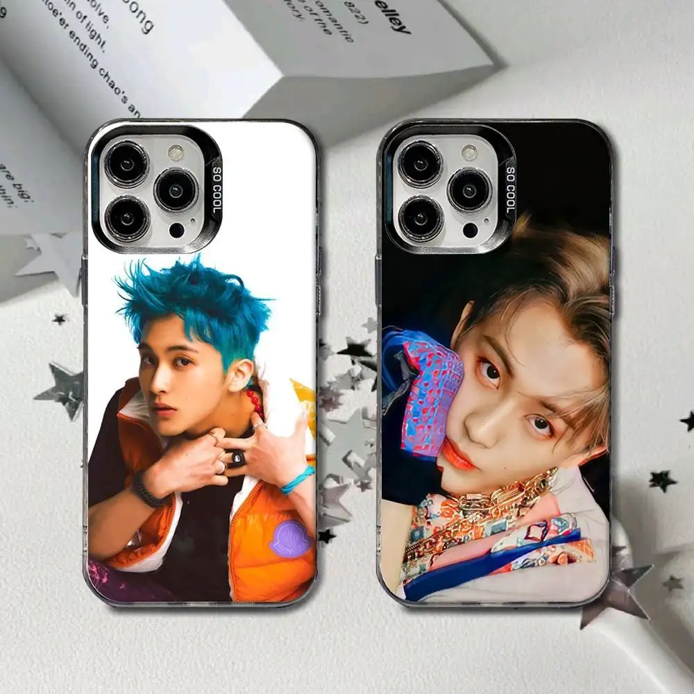 

Kpop Mark Lee N-Nct Phone Case For iPhone 16,15,14,13,12,11,8,7,Pro,Max,Plus,Mini,XS,SE Black Matte Hard