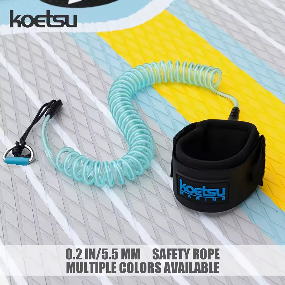 Corda de Segurança (Leash) para SUP e Prancha de Surf 10FT - Acessório para Stand Up Paddle Board, Shortboard, Longboard e Esportes Aquáticos