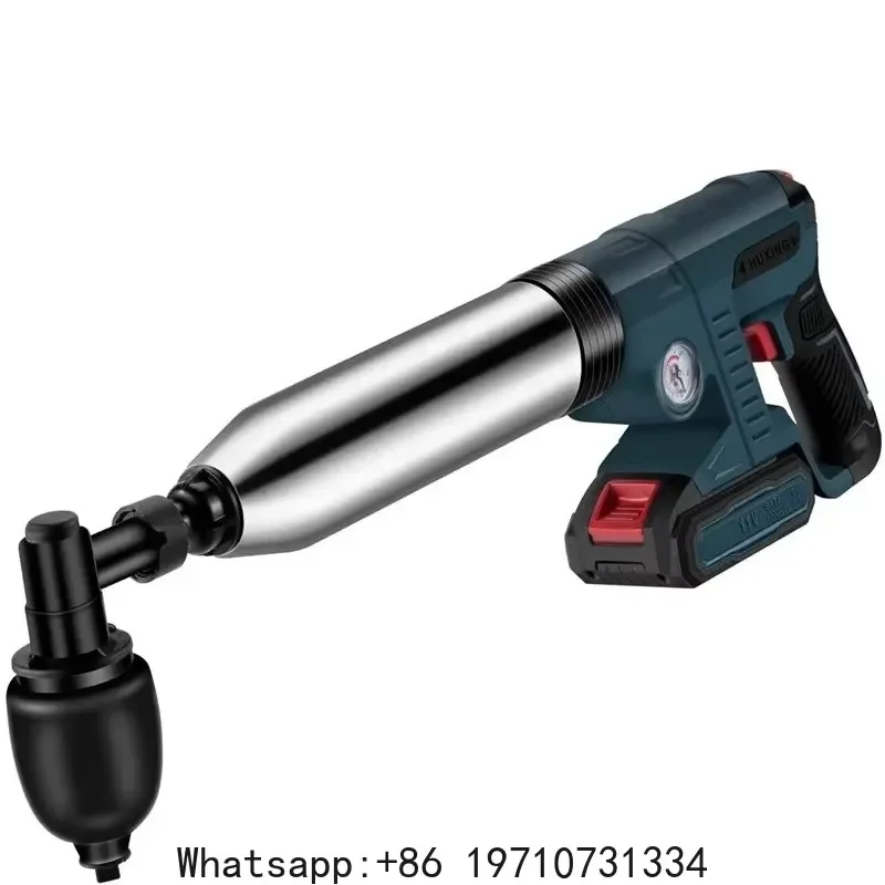 for Powerful Electric Air Plunger High Pressure Pipe Dredge Tool for Sewer Drain Clog Remover Unclogging Machine for Toilet