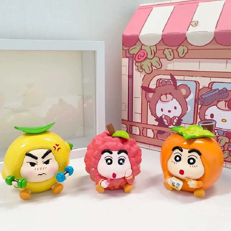 샤오신 블라인드 박스 8종 과일 시리즈 피규어 인형 귀여운 피규어 생일 선물 소녀들 책상 장식