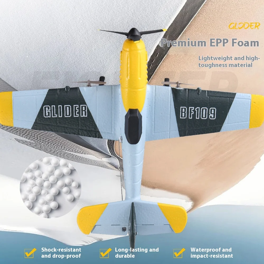 

BF109 Remote Control Bomber Z61 Electric Model Fixed Wing Aircraft Toy Three Channel Foam RC Plane for Hobbyists