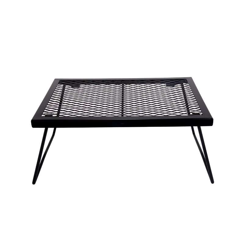 Outdoor folding mesh table Camping tent Small table picnic portable storage table Picnic barbecue table Drain mesh table