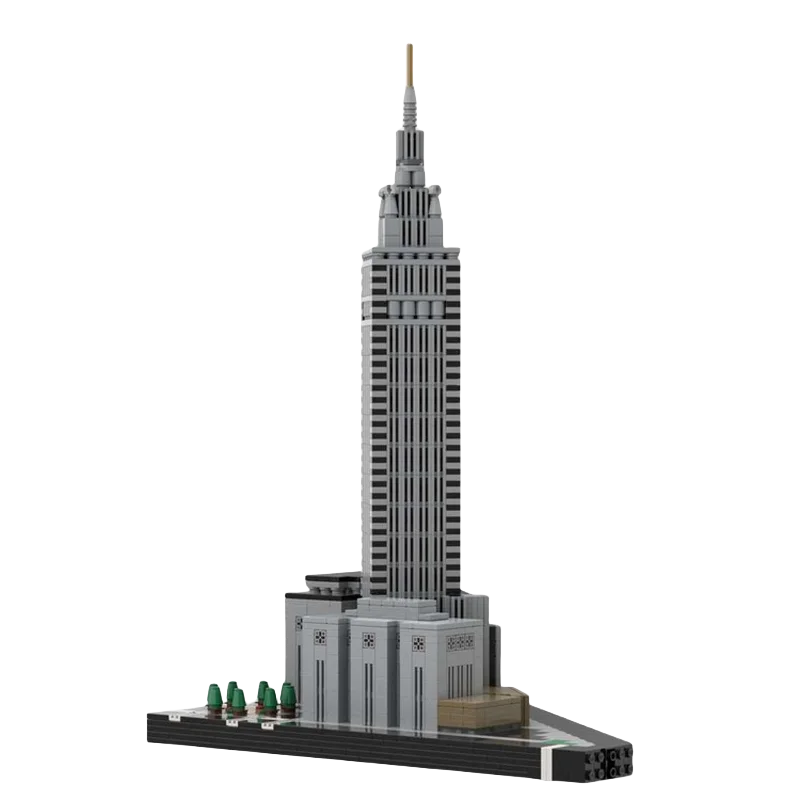 MOC ビルディングブロックおもちゃ超高層ビルシリーズモデル 1906 個クリエイティブホリデーギフト