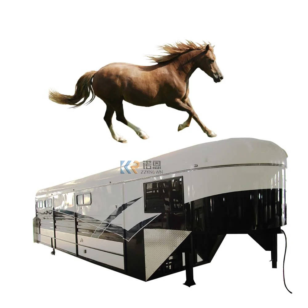 Horse Trailer Parcel Box rvs Gooseneck Horse Float Living Quarter Travel Trailer Horse Float Angle Load