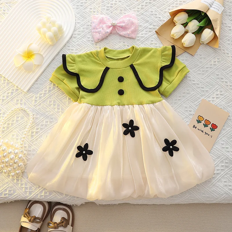 

Girls Dresses 2024 Summer Children Princess Dress Clothing For Baby Birthday Party Costume Toddler Dress Kids Outfits 1 2 3 4Y