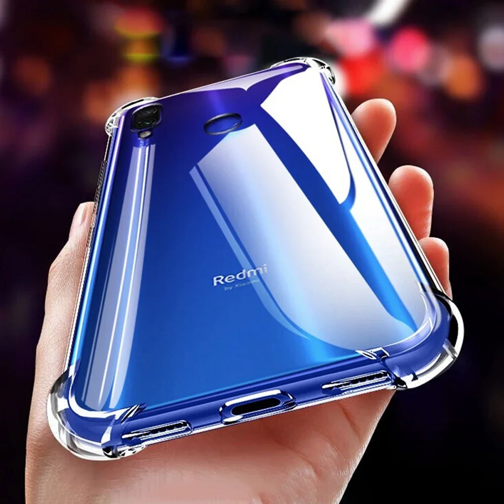 

transparent TPU case for xiaomi redmi note 7 8 8T pro 7A 8A covers shockproof mobile phone clear cases