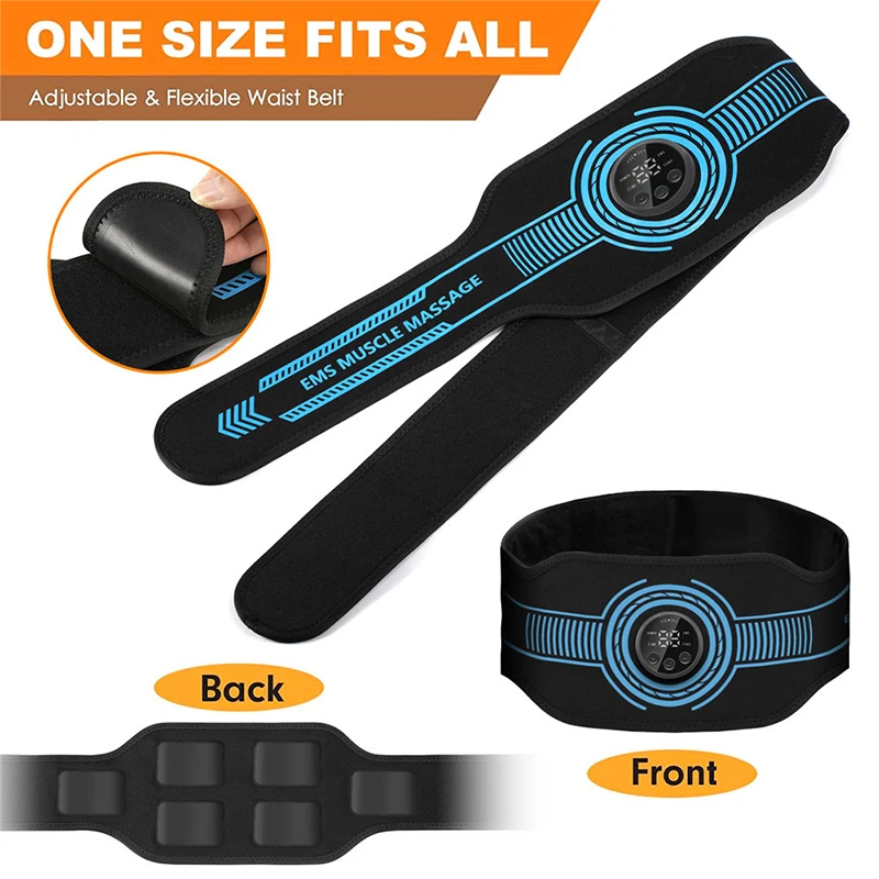 Nuovo stimolatore muscolare cintura tonificante addominale EMS Muscle Toner Home Gym Fitness Training Body Slim pancia vita braccio gamba perdere