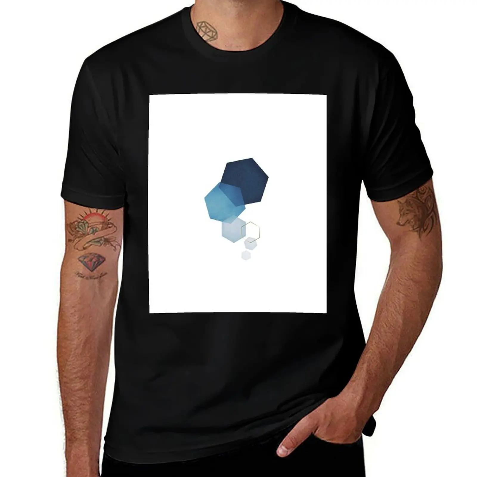 

Geometric T-Shirt oversize t-shirts man anime clothes heavyweights graphic t shirt vintage mens shirts graphic tee