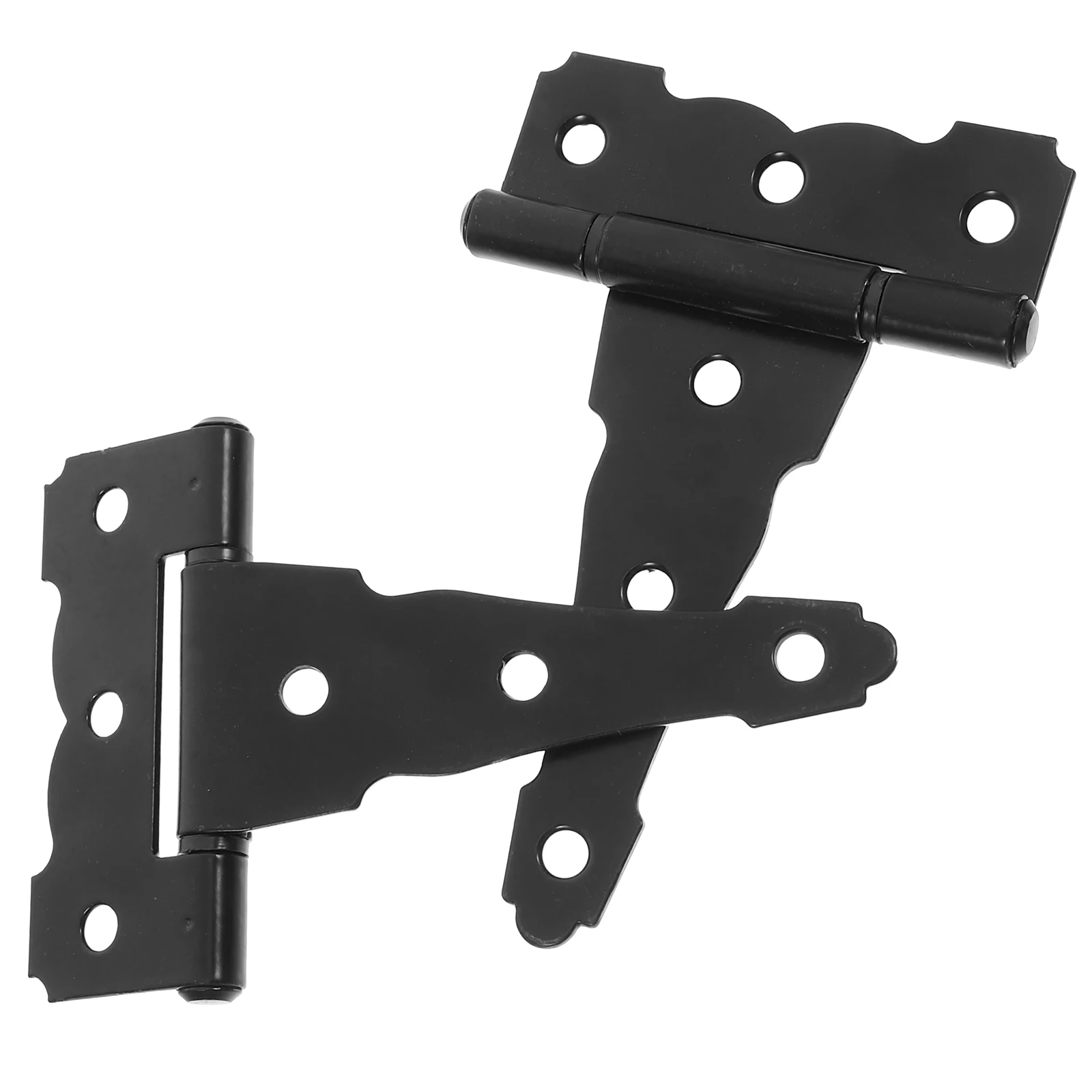

2 Pcs 5 Inch T Shape Heavy Duty Barn Door Hinges for Wooden Doors Windows Fences Gate Hardware Shed Kit