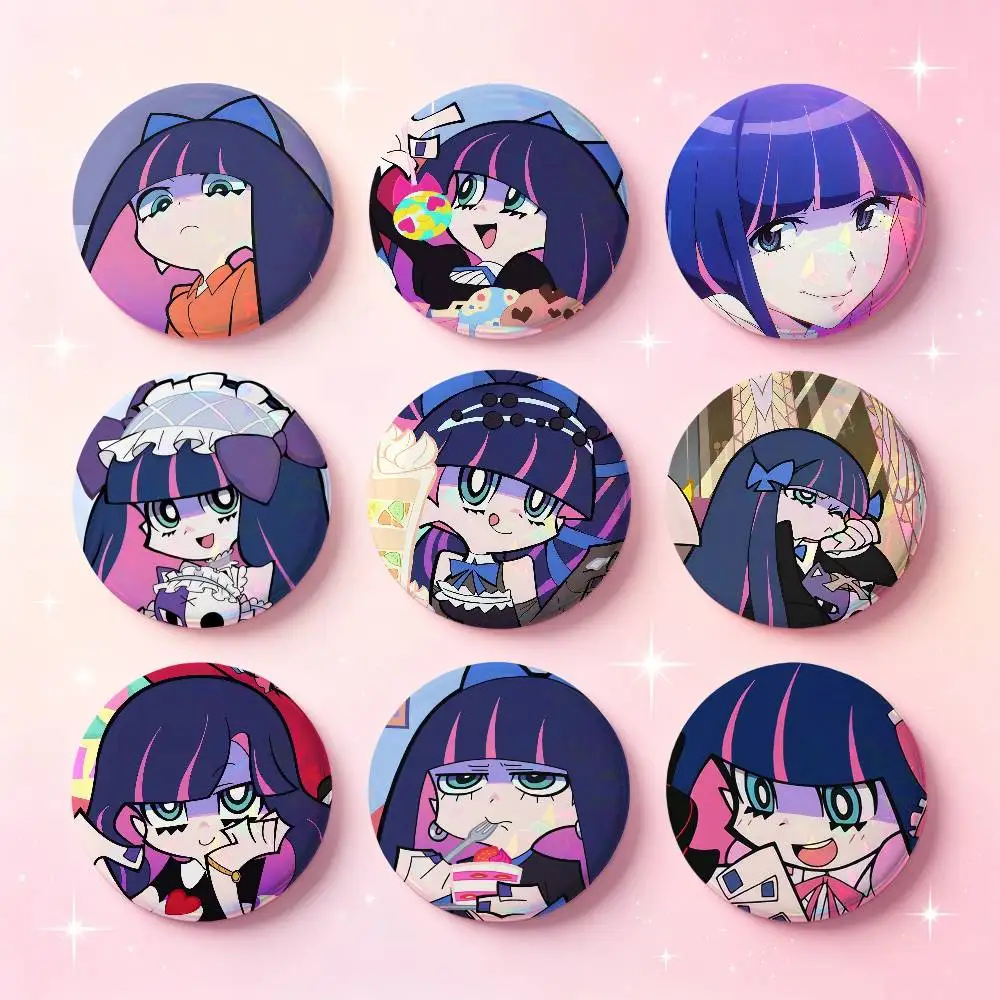 Stocking Anarchy Anime Figure Badges Button Round Creative Pin Brooch Badge Bag Decor Accessories Fans Collect Friends Gifts