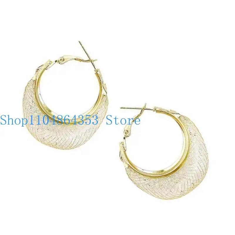652F Modern Openwork Earrings Suitable for Casual and Formal Occasions Outfits