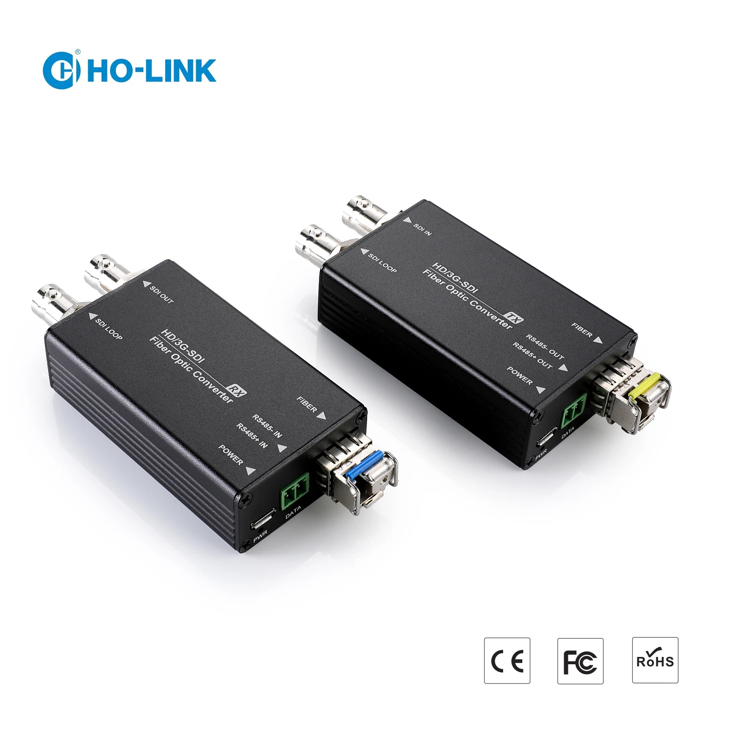 Mini 3G SDI Video Optical Fiber Converter 3g Sdi Fiber Extender Transmitter And Receiver