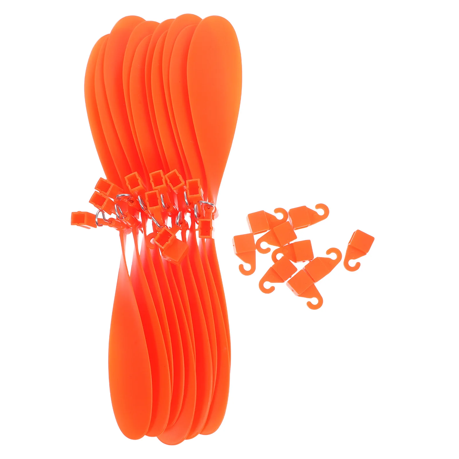 

10pcs Rubber Band Power System Optimized Aerodynamics Enhanced Helicopter Propellers High Efficiency Fan Blades for