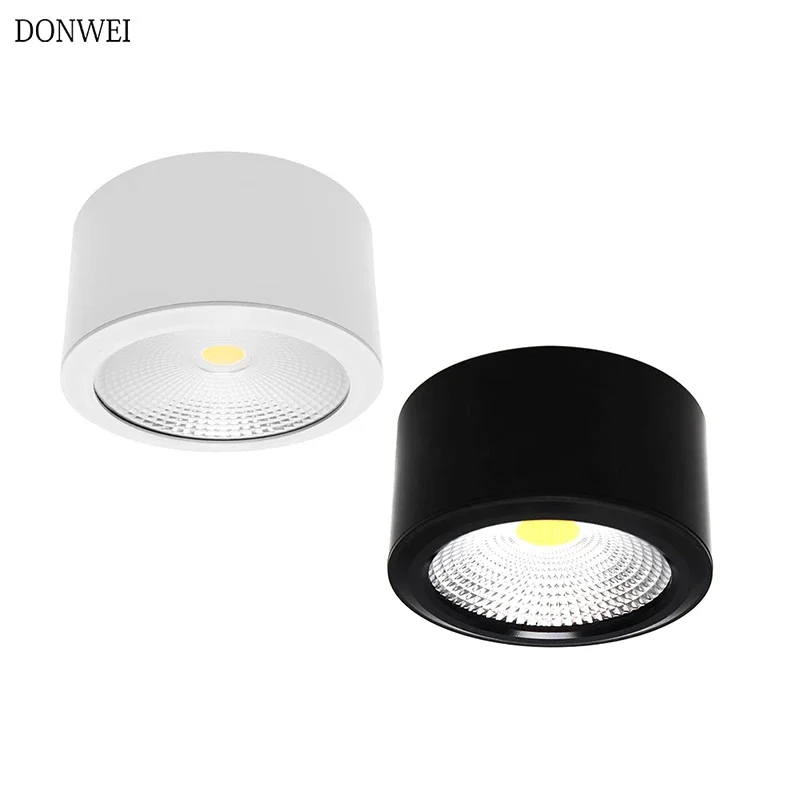 

AC85-265V Surface Mounted LED Ceiling Lights Fixtures For Shop Bar Coffee Restaurant 3W/7W/10W Aluminum Lampshade Ceiling light