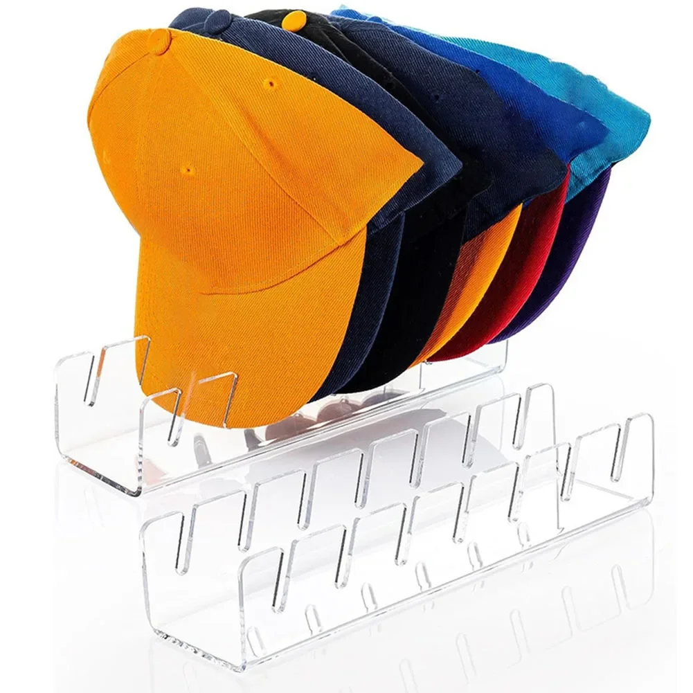 

1pc Hat Rack Acrylic Cap Transparent Storage Rack Sun Hat Display Rack Clothing Store Baseball Cap Rack Home Organization