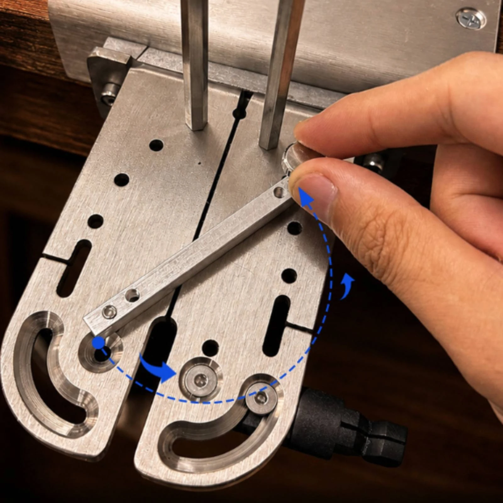 Bench Clamp Jig Compact Jewelry Making Jig Bench Clamp with Pins Heavy Duty Work Holder Long-Lasting for Jewelers, Metalworking view 5