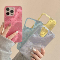 Cute Love Heart Gradient Vortex Pattern Clear Phone Case For iPhone 16 15 14 13 12 11 Pro Max XS XR X SE 7 8 Plus Silicone Cover