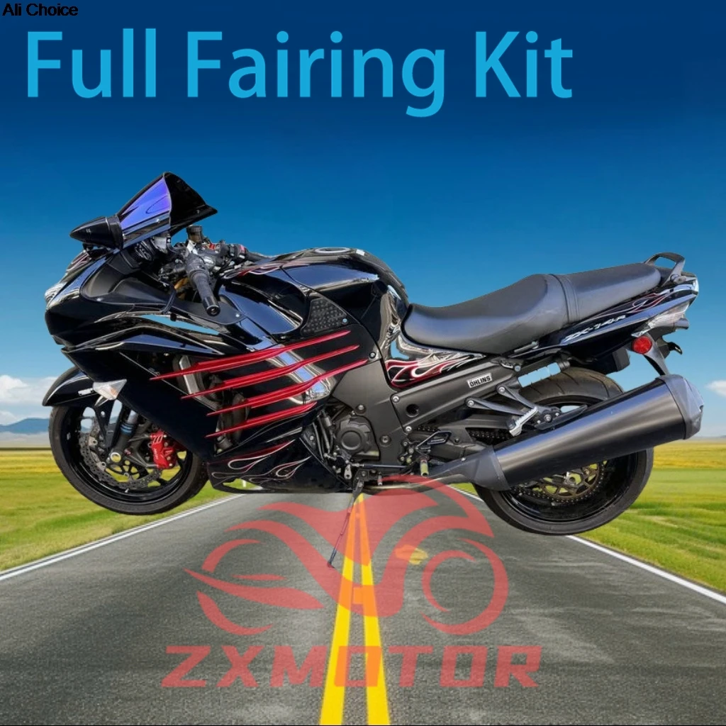 

Дизайн обтекателей ZX14R 2012 2013 2014 2015 2016 2017 ZZR1400, комплект пластиковых обтекателей для мотоцикла, комплект ABS для Ninja ZX-14R