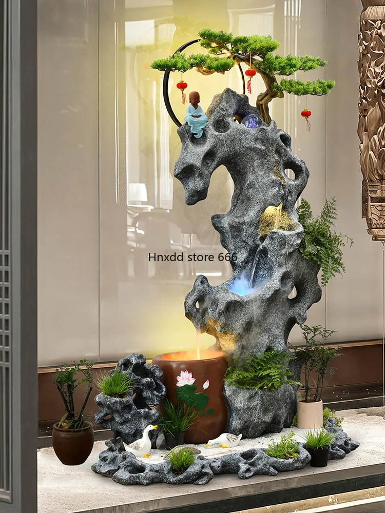 Chinese courtyard landscape rockery flowing water ornament