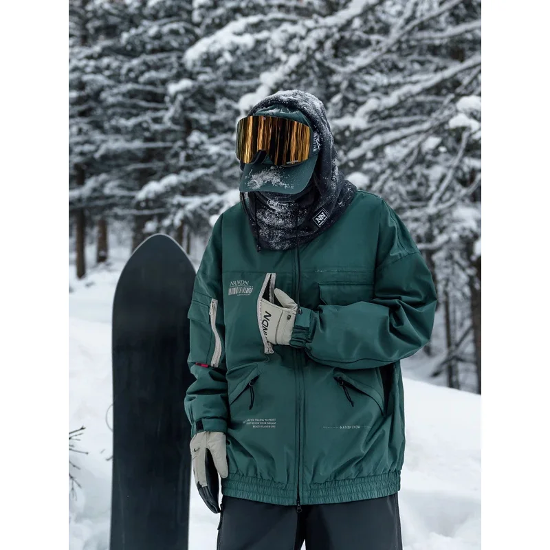 

NANDN Snowboarding ski jacket, waterproof fabric, multiple colors, ski clothing, winter outdoor skiing equipment