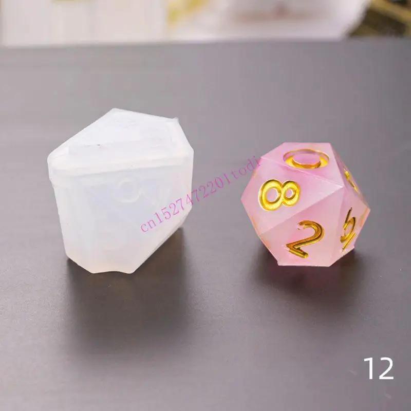 

M76B 8 Models Epoxy Resin Mold DIY Production Game Number Letter Pieces
