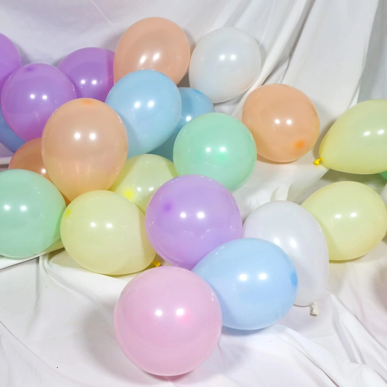 5/10/12 Zoll Pastellballons Macaron Rosa Blau Latexballon Süßigkeiten Geburtstagsballons für Babyparty Hochzeit Party Dekoration – Detail 9
