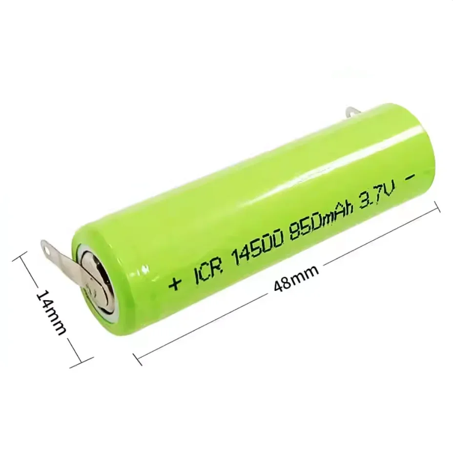 New 14500 3.7V 850mAh Battery for Philips Electric Toothbrush HX6310 HX6511 HX6730 HX6910 HX6920 HX9360 HX9370 HX9340