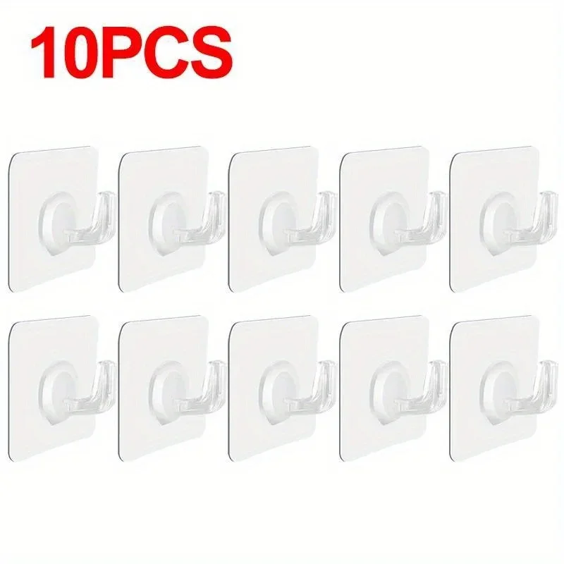 Wall hooks  Self-adhesive, suitable for use in kitchens, bathrooms and for hanging clothes, suitable for bathrobes, wall-mounted