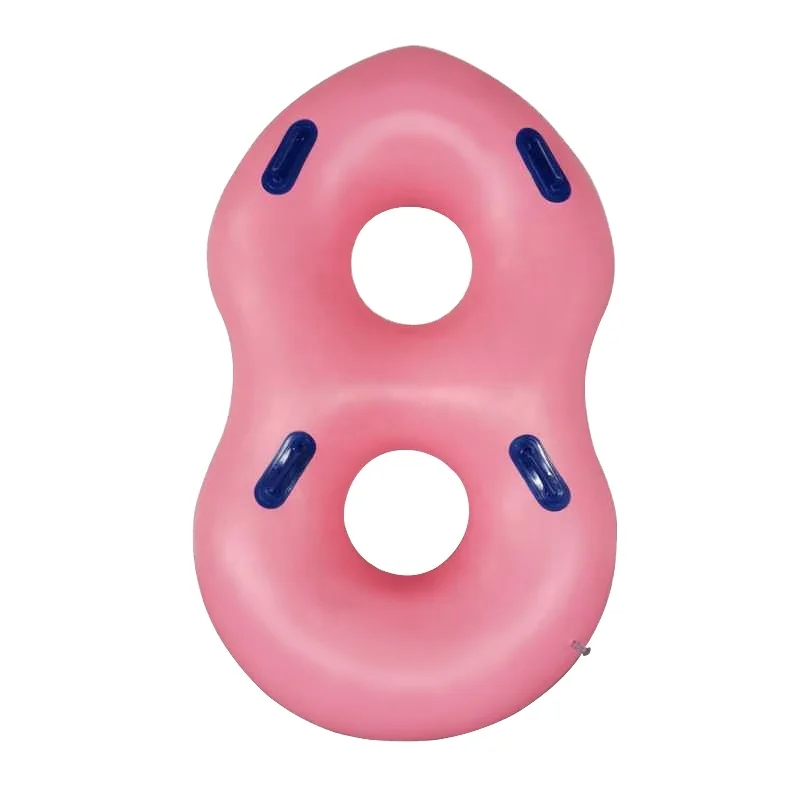 Double Tubes with Sturdy PVC Inflatable water park pool float  42