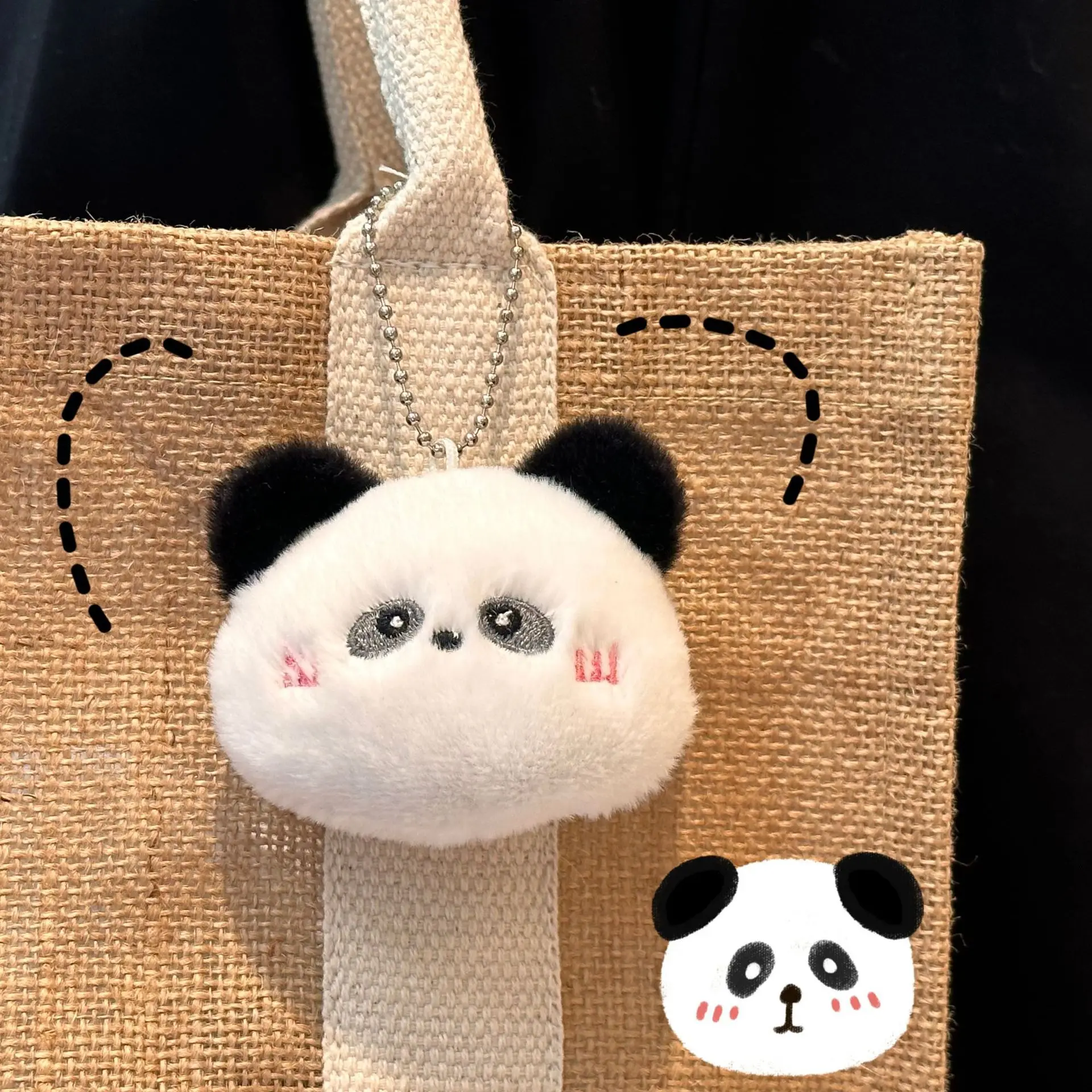 Press to make a sound animal mini plush toy plush accessory plush doll keychain backpack accessory