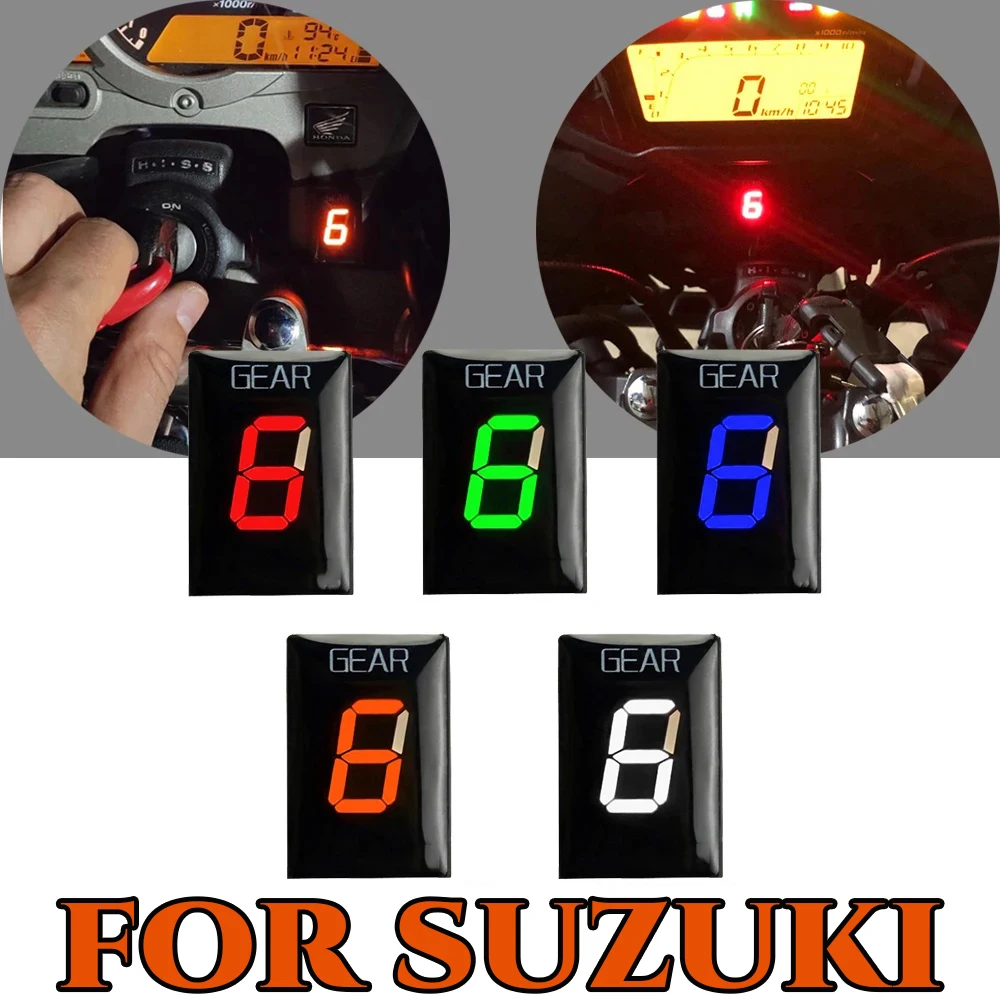 Gear Indicator For Suzuki SV650 SV 650 XF XF650 Freezing VL800 intruder Volusia VL1500 VL 800 1500 Motorcycle Accessories Speed