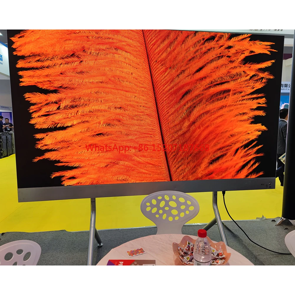 P1.5 P15 110Inch 138Inch Cob Touch Indoor Touch All In One Mobile Led Wall Display Screen For Conference