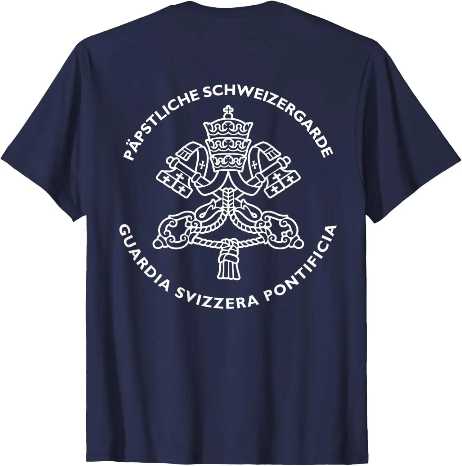 Roman Catholic Vatican Swiss Guard Men T-shirt Short Sleeve Casual 100% Cotton Shirts