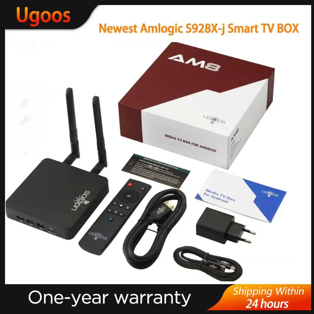 Ugoos AM8 Pro Smart TV BOX Winevine L1 AV1 S928XJ DDR4 8 ГБ 64G AM8Pro Телеприставка 2,4G/5G WiFi 6E 1000M 8K Bluetooth 5.3