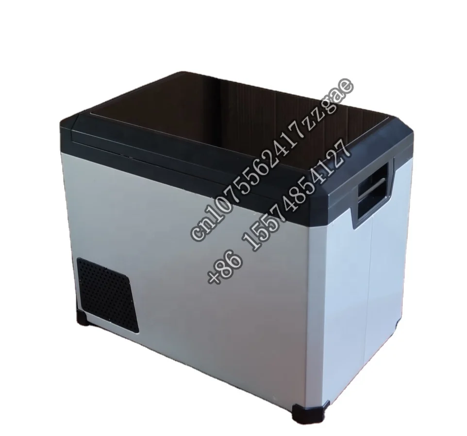 60L Auto Camping Off Road Compressor Cooler Fridge Black 40 Mini Freezer Outdoor Camping Aluminum Boat Compressor Cooling System