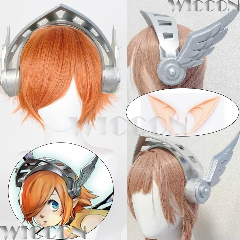 Gallica Game Metaphor: ReFantazio Cosplay Prop 30cm Wig Headwear Elf 12cm Ears Women Cute Kawaii Girl Holloween Customized