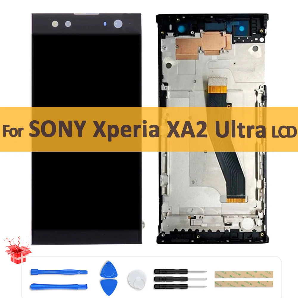 

Оригинальный ЖК-дисплей 6,0 дюйма для SONY Xperia XA2 Ultra, ЖК-дисплей, сенсорный экран, дигитайзер для SONY H4233 H4213 H3213 H3223, дисплей C8, ЖК-дисплей